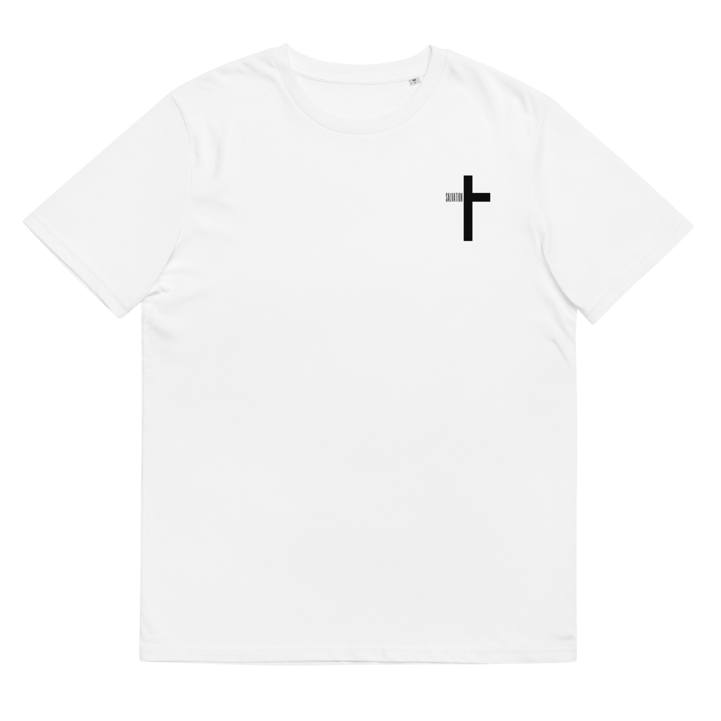 "Salvation Made Cross" Men's Organic Ribbed Neck T-Shirt