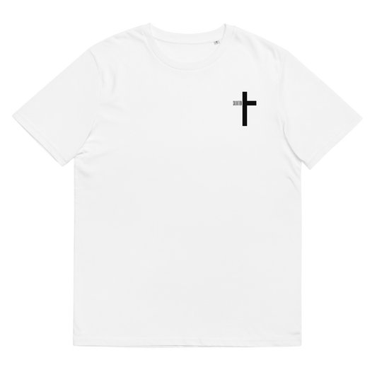 "Salvation Made Cross" Men's Organic Ribbed Neck T-Shirt
